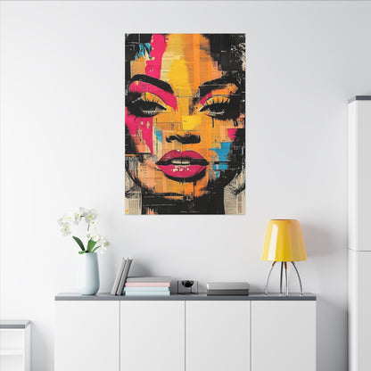 Canvas Wall Art - Retro Pop Culture Women 1