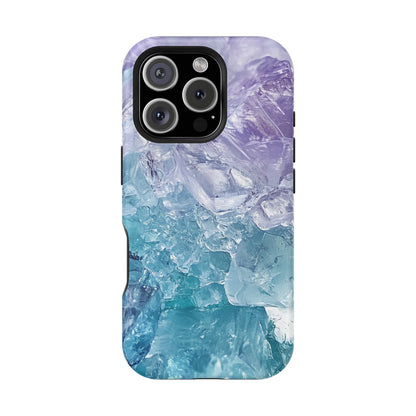 Crystal-Patterned Impact-Resistant Phone Case | Stylish Protection for Adventurers