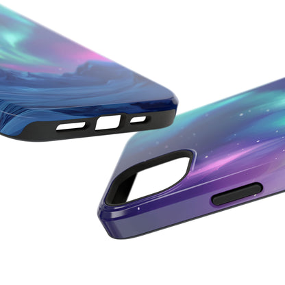 Aurora Borealis Impact-Resistant Phone Case - Colorful Northern Lights Design-2