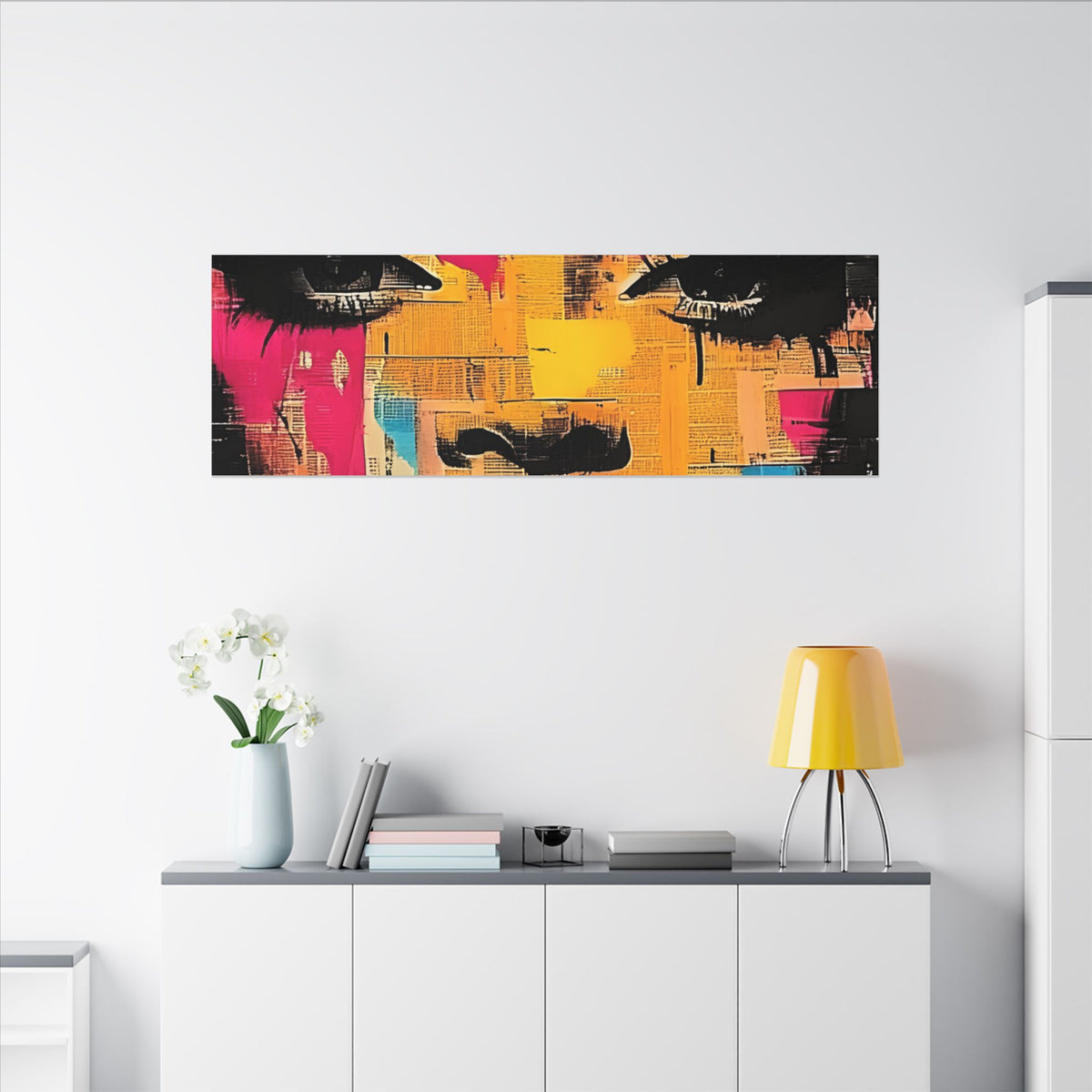 Canvas Wall Art - Retro Pop Culture Women 1
