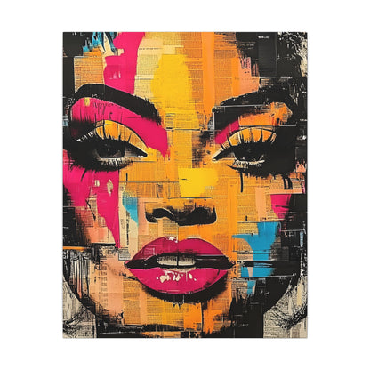 Canvas Wall Art - Retro Pop Culture Women 1