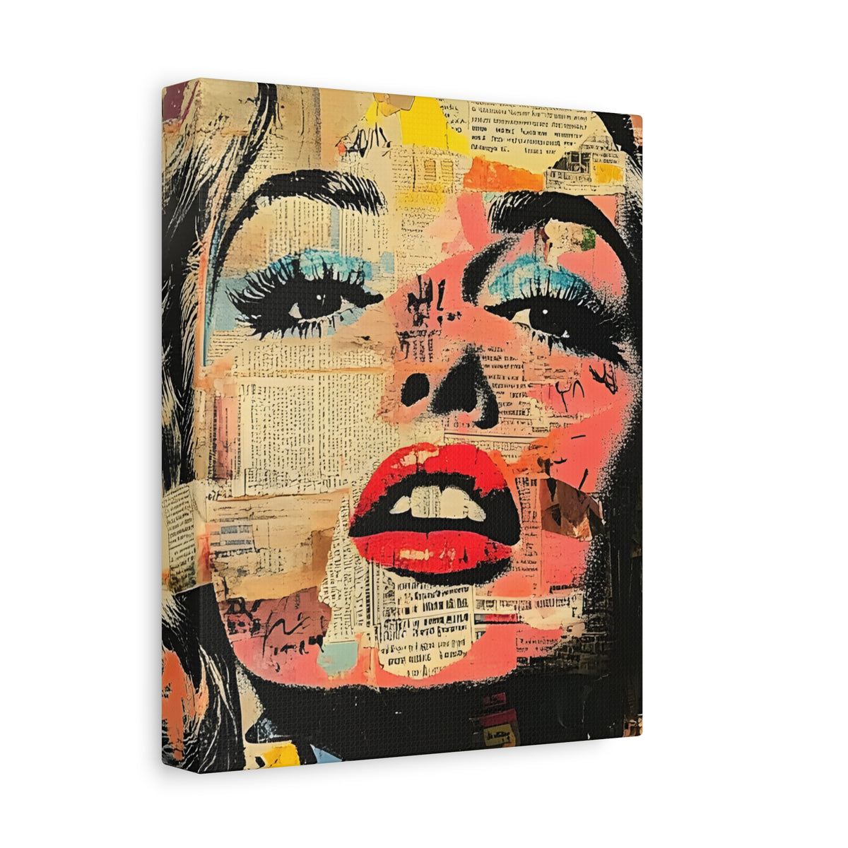 Pop Art Marilyn Monroe Canvas Print — Stretched Matte Wall Art