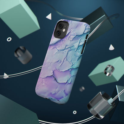 Vibrant Impact-Resistant Phone Case - Colorful Texture Design