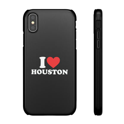 I Love Houston Snap Case Phone Cover