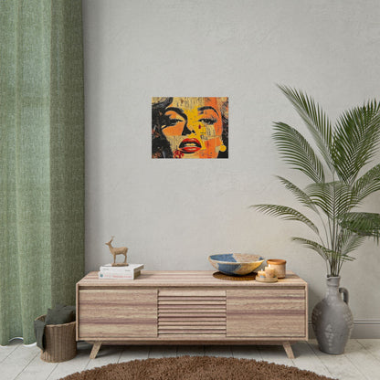 Wall Art Poster - Retro Pop Culture Woman 16, Comic Book Style