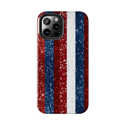 Patriotic Glitter Tough Phone Case