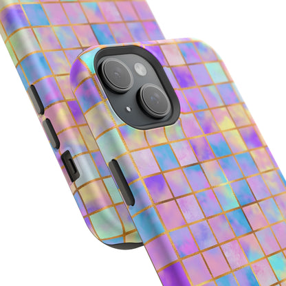 Colorful Mosaic Impact-Resistant Phone Case