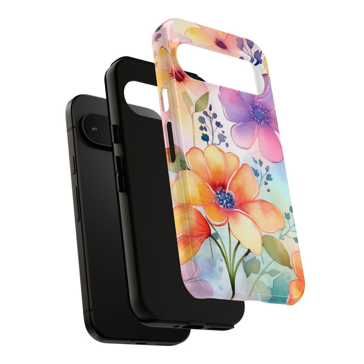 Phone Case - Spring Flower Watercolor Tough Case