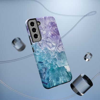 Crystal-Patterned Impact-Resistant Phone Case | Stylish Protection for Adventurers