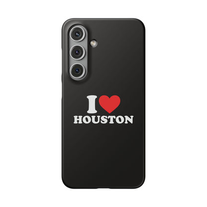 I Love Houston Snap Case Phone Cover