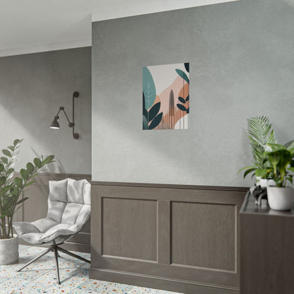 Mid- century nature design poster