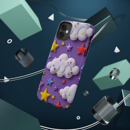 Colorful Cloud & Star Phone Case