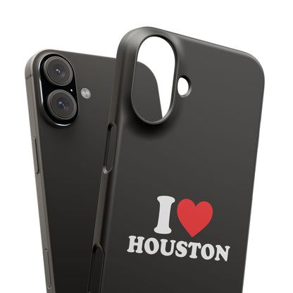 I Love Houston Snap Case Phone Cover
