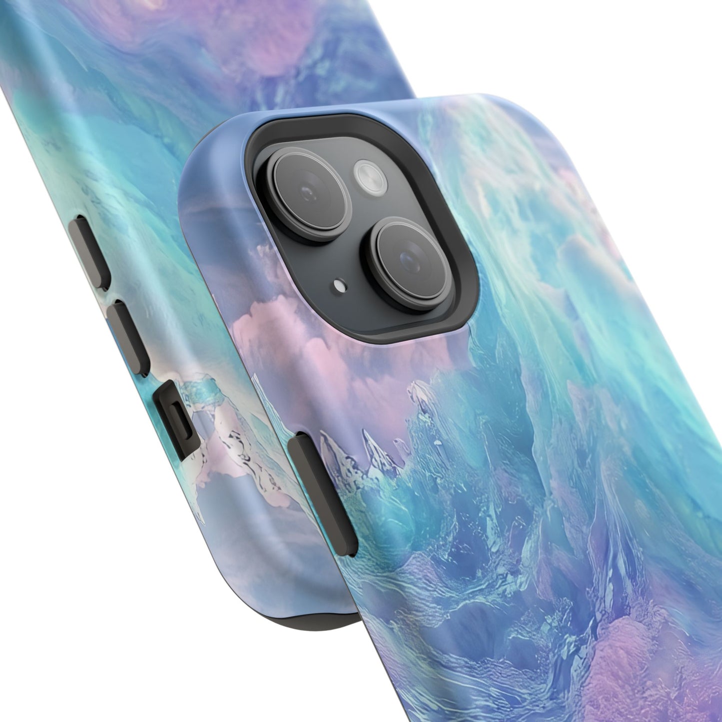 Phone Case - Colorful Abstract Waves Design