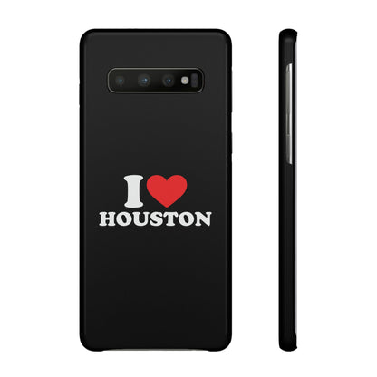 I Love Houston Snap Case Phone Cover