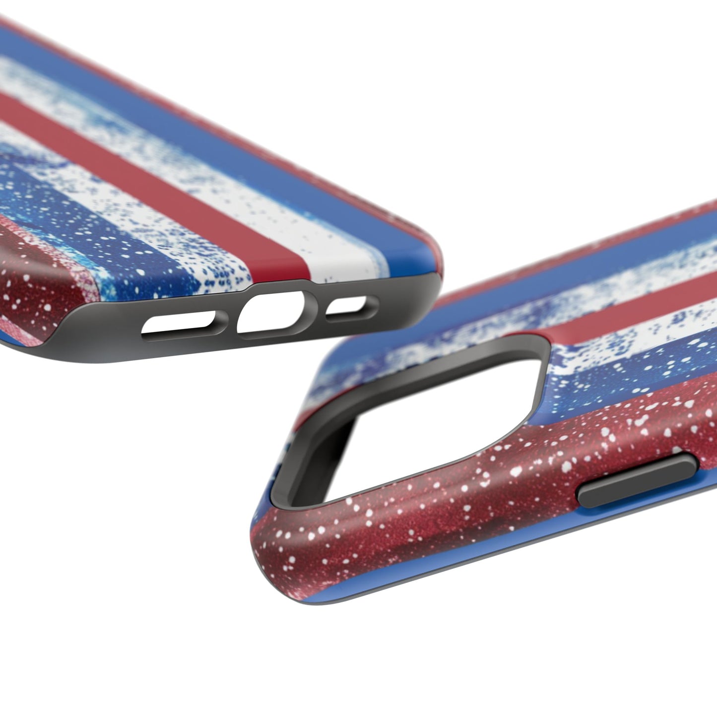 Patriotic Stripes Impact-Resistant Phone Case