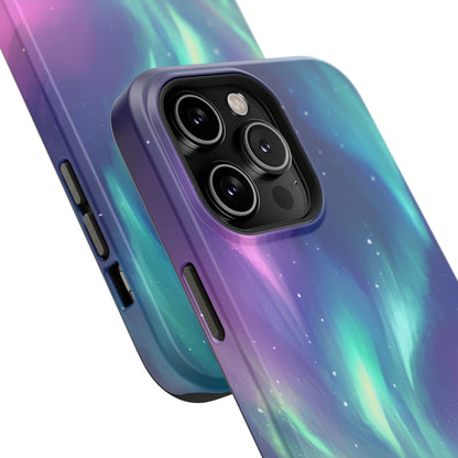 Aurora Borealis Impact-Resistant Phone Case - Colorful Northern Lights Design-2