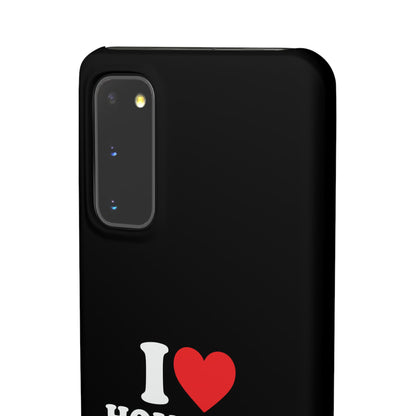 I Love Houston Snap Case Phone Cover