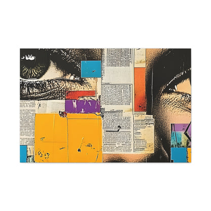 Canvas Wall Art -  Retro Pop Culture woman 4