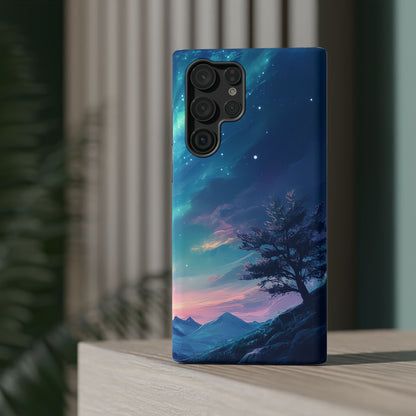 Stunning Galaxy Tree Impact-Resistant Phone Case