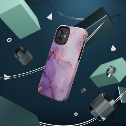 Elegant Purple Marble iPhone Case