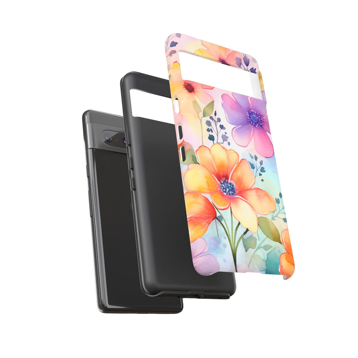 Phone Case - Spring Flower Watercolor Tough Case