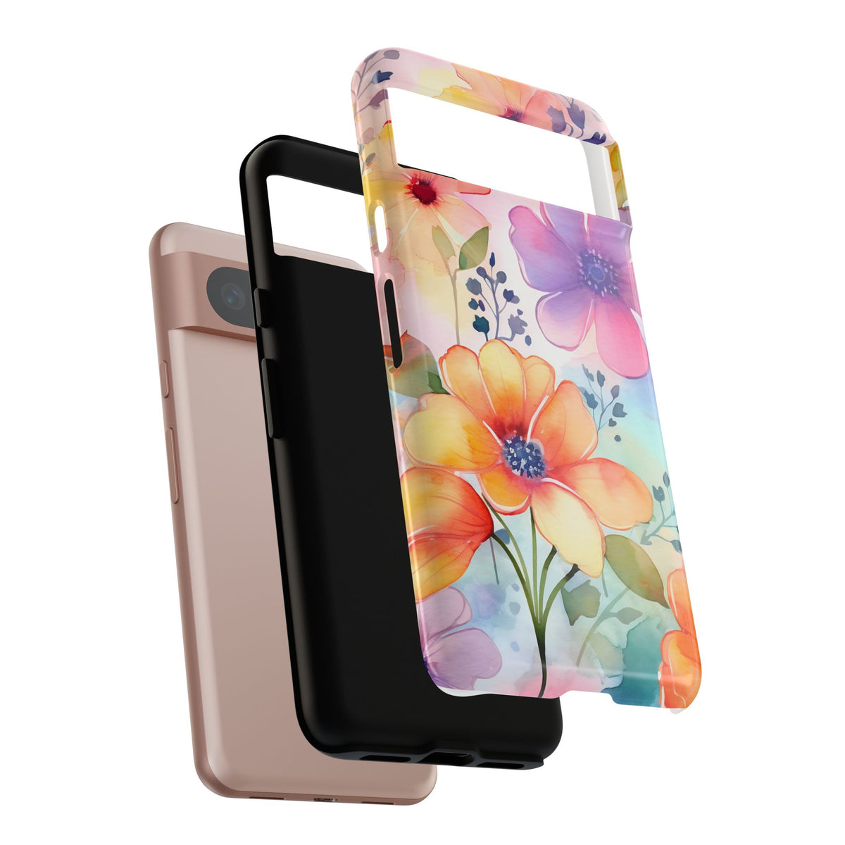 Phone Case - Spring Flower Watercolor Tough Case