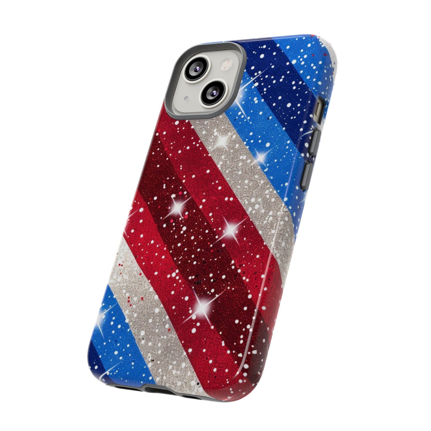 Glittery Patriotic Phone Case - Tough Cases