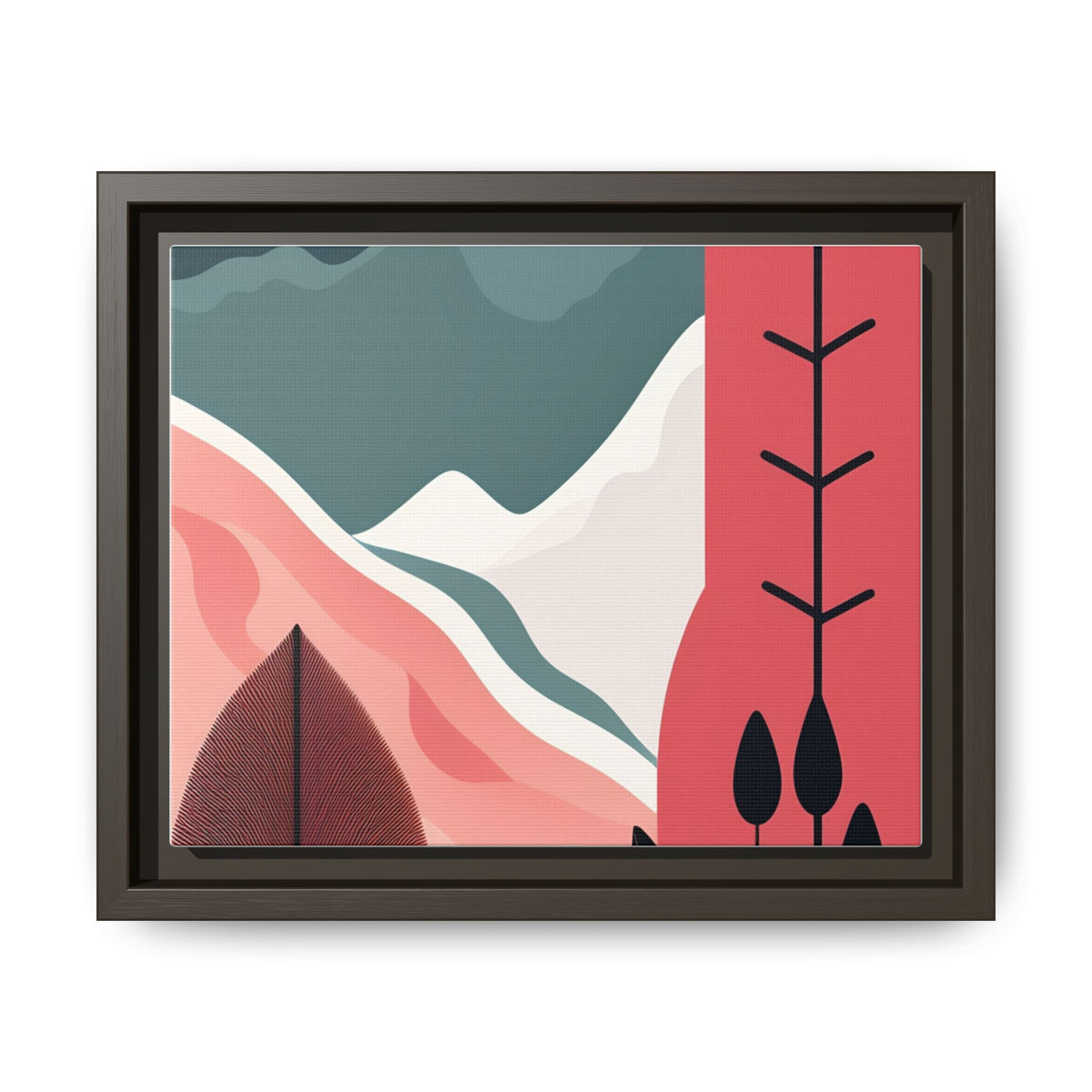 Matte Canvas, Framed (Multi-color)