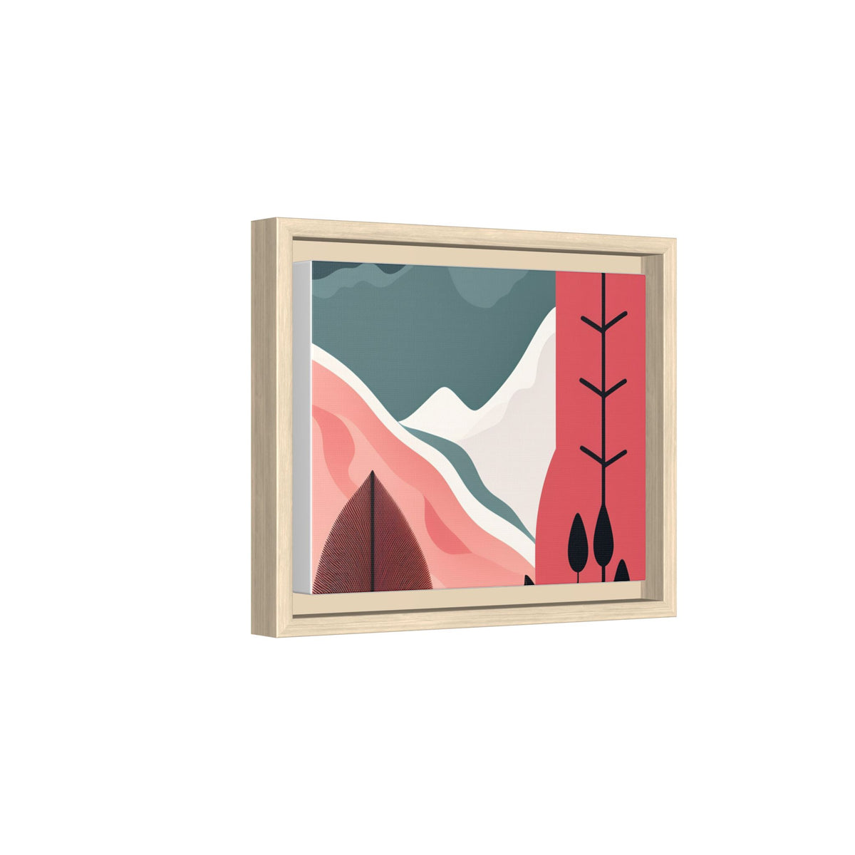 Matte Canvas, Framed (Multi-color)