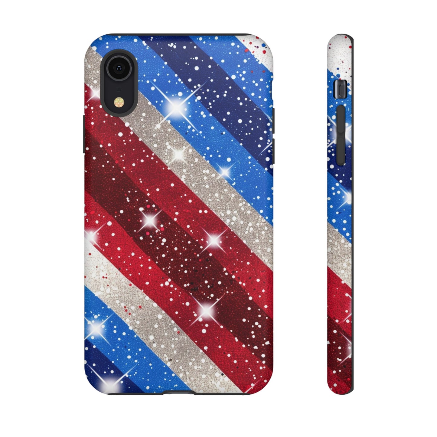 Glittery Patriotic Phone Case - Tough Cases