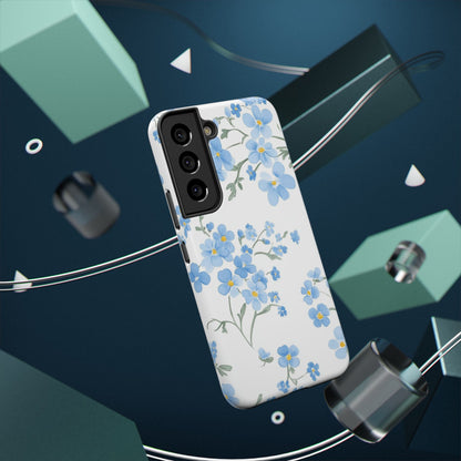 Blue Flower Design Floral Phone Case
