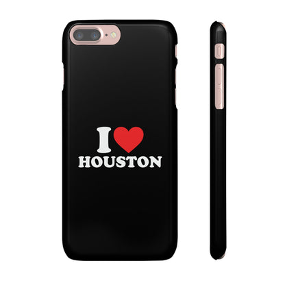 I Love Houston Snap Case Phone Cover