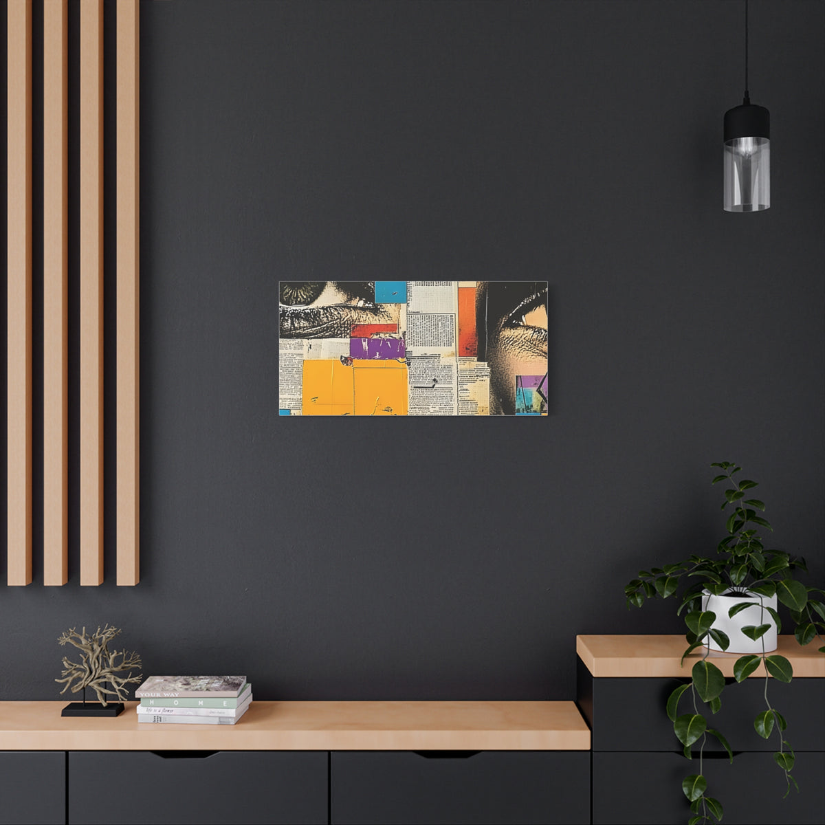 Canvas Wall Art -  Retro Pop Culture woman 4