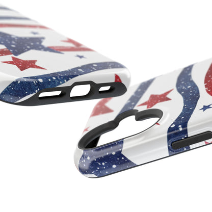 Stars & Stripes Design Impact-Resistant Phone Case