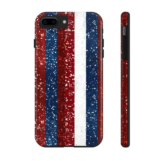 Patriotic Glitter Tough Phone Case