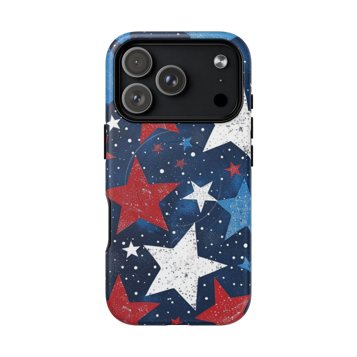 Stars & Stripes Impact-Resistant Phone Case  -Tough Magnetic iPhone Cover