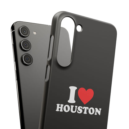 I Love Houston Snap Case Phone Cover