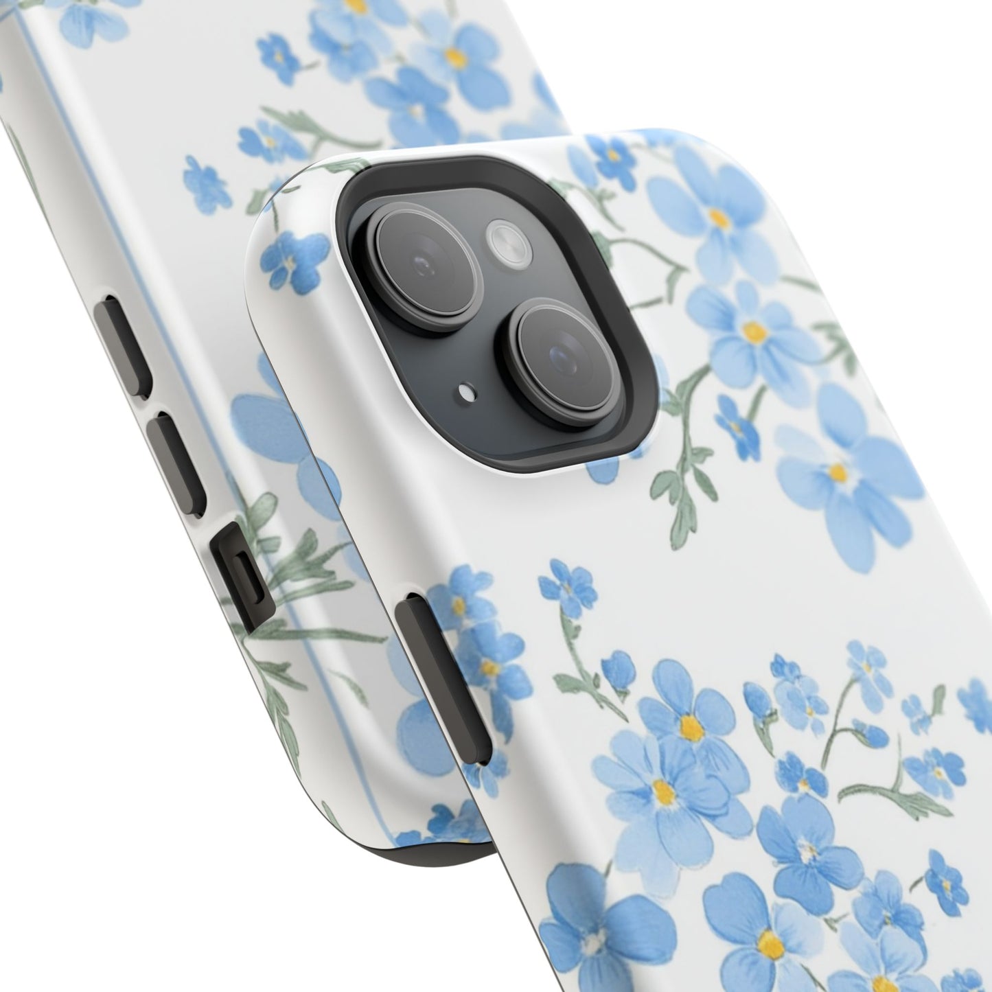 Blue Flower Design Floral Phone Case