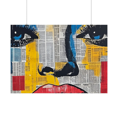 Poster Wall Art - Retro Pop Culture Woman 18 Comic Book Style