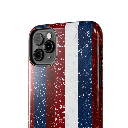 Patriotic Glitter Tough Phone Case