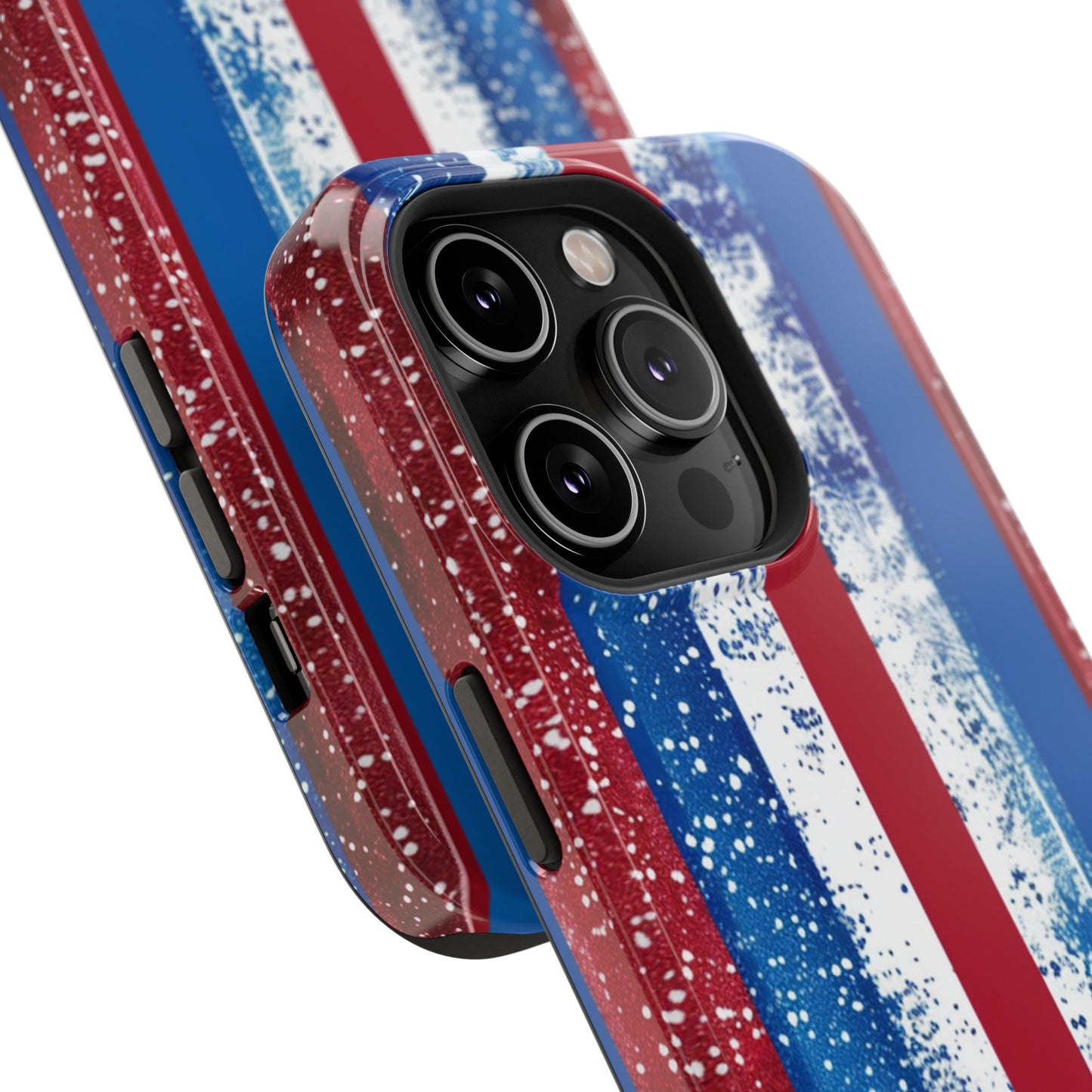 Patriotic Stripes Impact-Resistant Phone Case