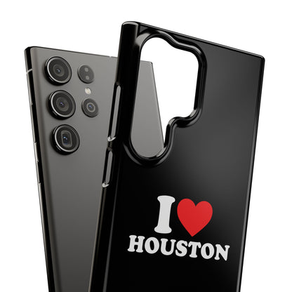 I Love Houston Snap Case Phone Cover