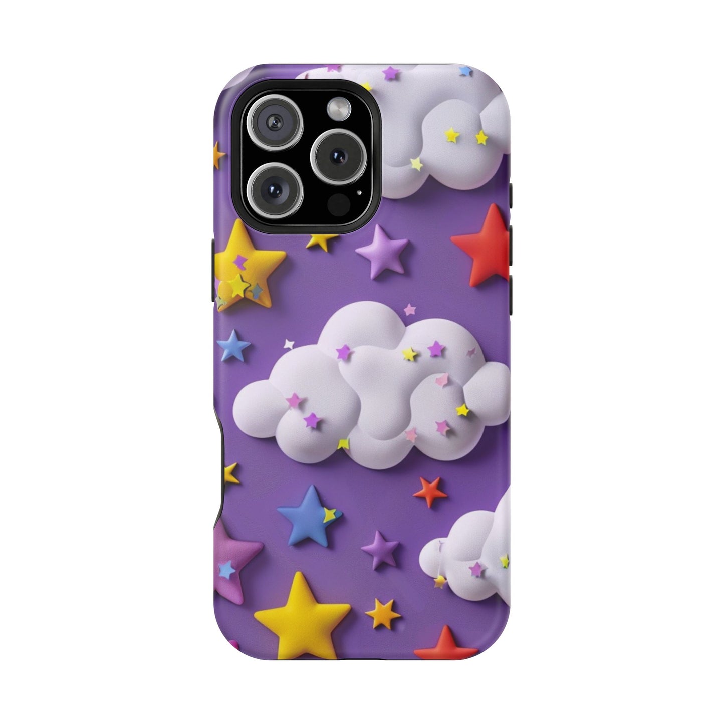 Colorful Cloud & Star Phone Case