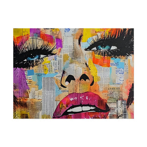 Pop Culture Woman 1 -Vibrant Art Prints,  Fashion Poster,