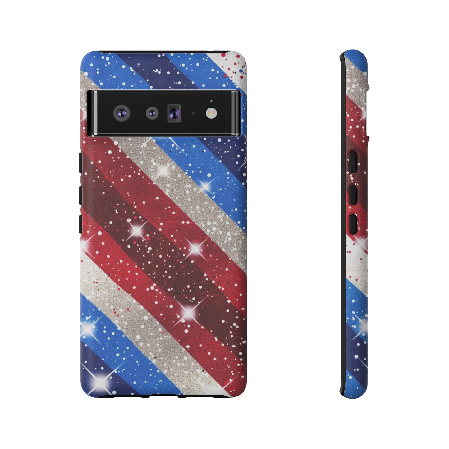 Glittery Patriotic Phone Case - Tough Cases