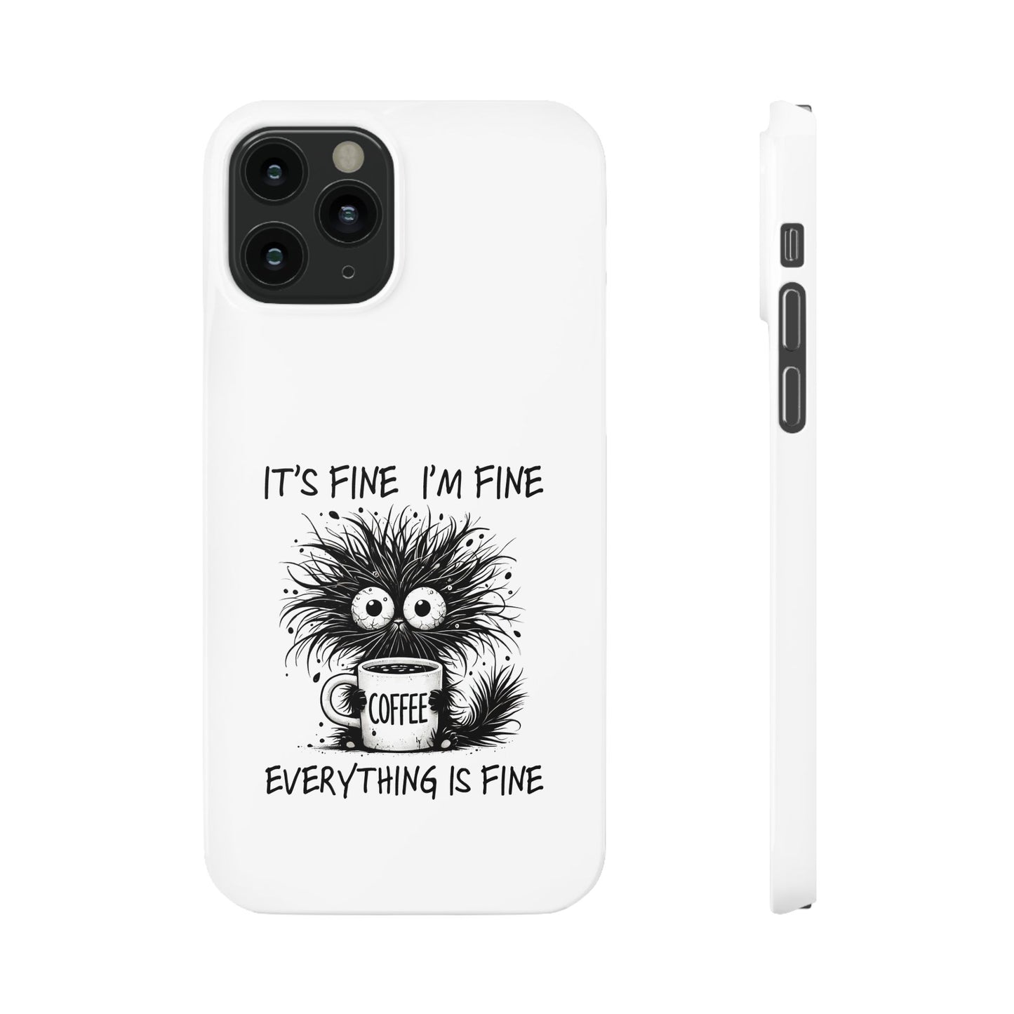 Funny Cat  - Slim phone Case