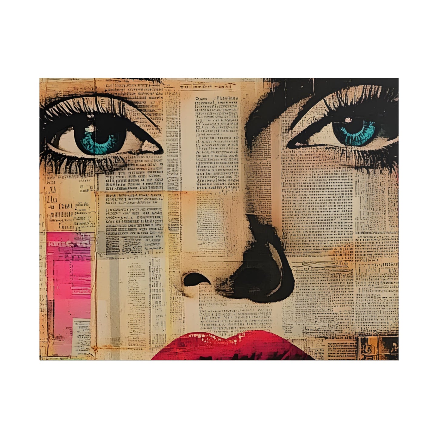 Retro Pop Culture Woman Poster 13 ,  Comic Wall Art
