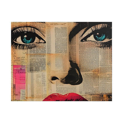 Retro Pop Culture Woman Poster 13 ,  Comic Wall Art