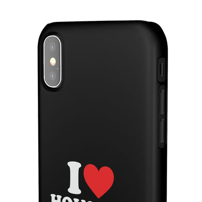 I Love Houston Snap Case Phone Cover